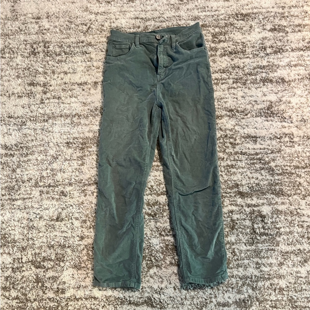 Size 6 teal Gap cotton pants